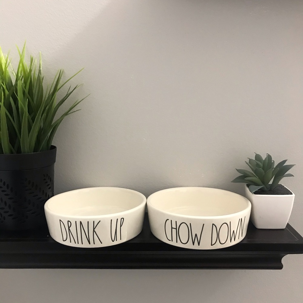 Rae Dunn small pet dish set